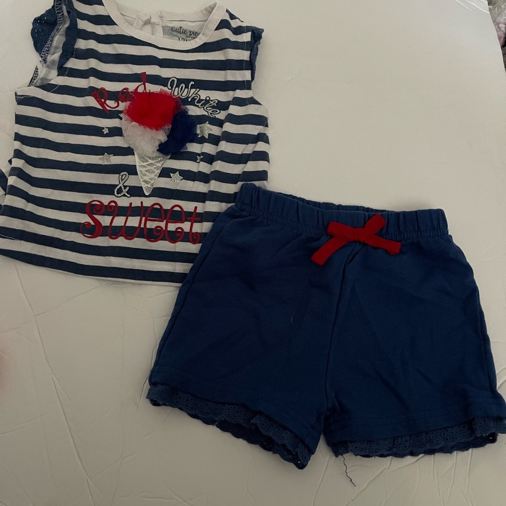 Patriotic short set